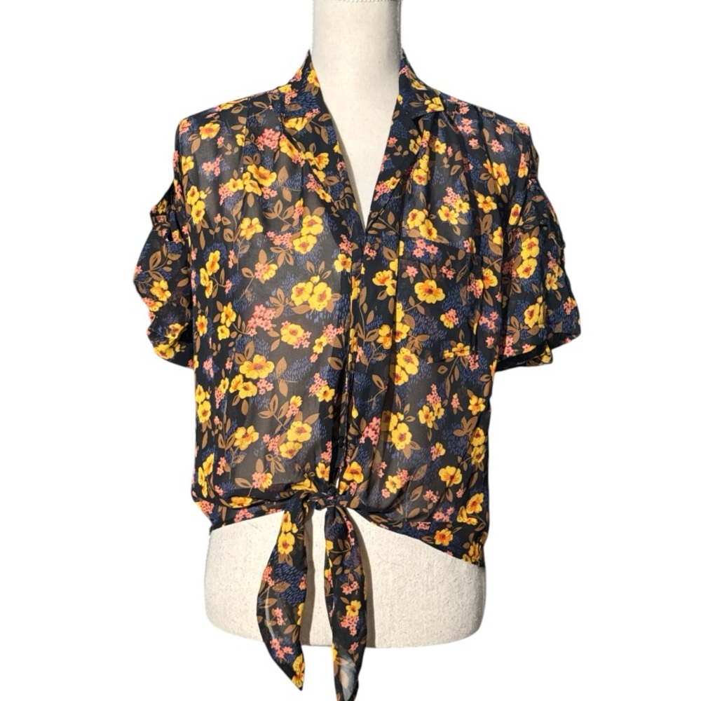 Tie Front Blouse